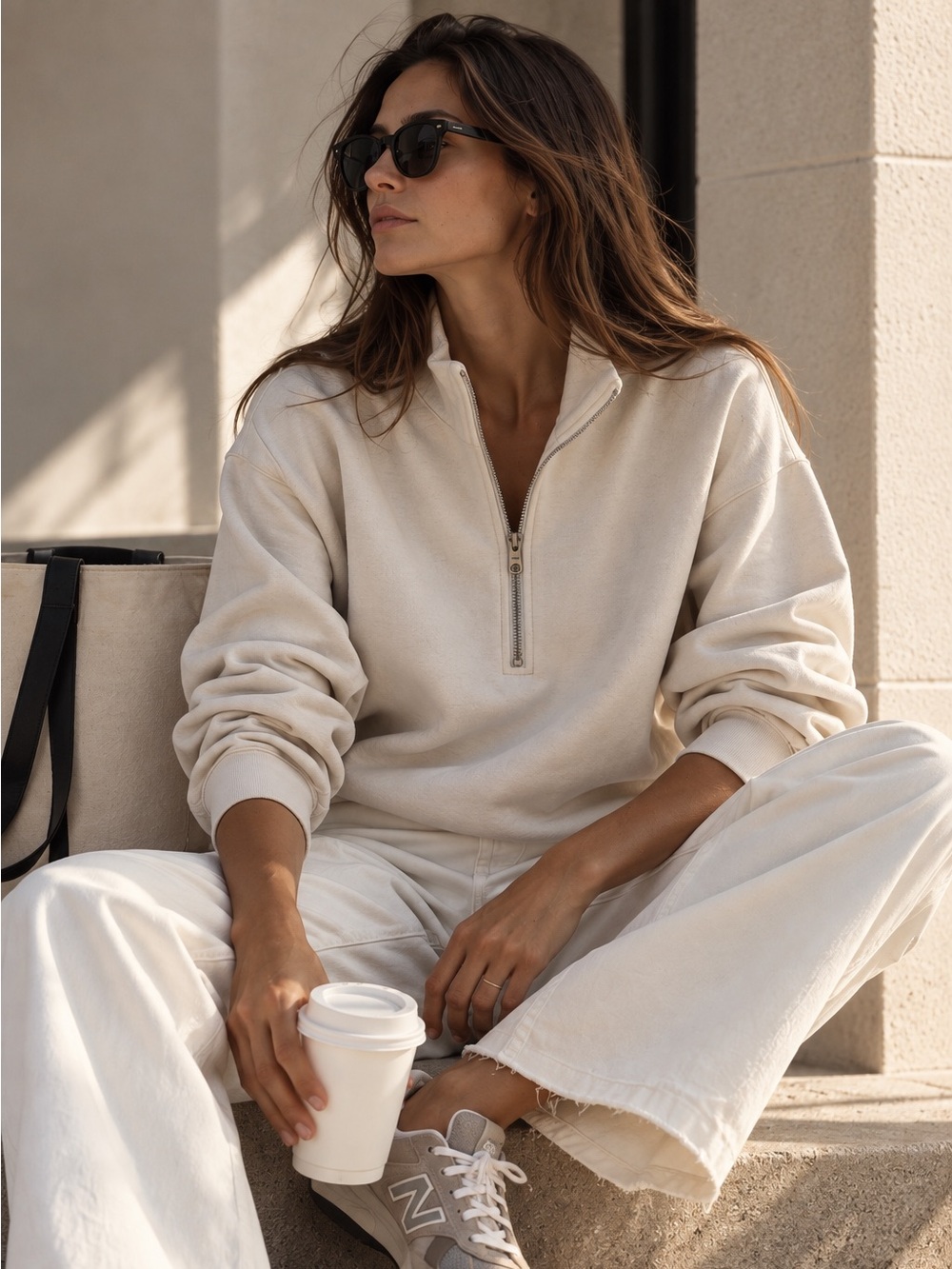 AYR Pullover quoter zip  SweatShirt small
